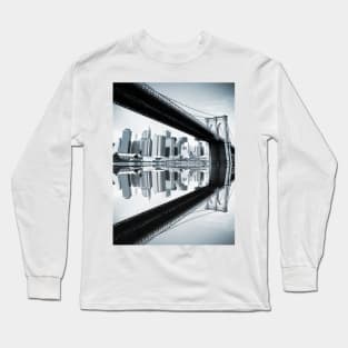 Brooklyn Bridge (reflection) Long Sleeve T-Shirt